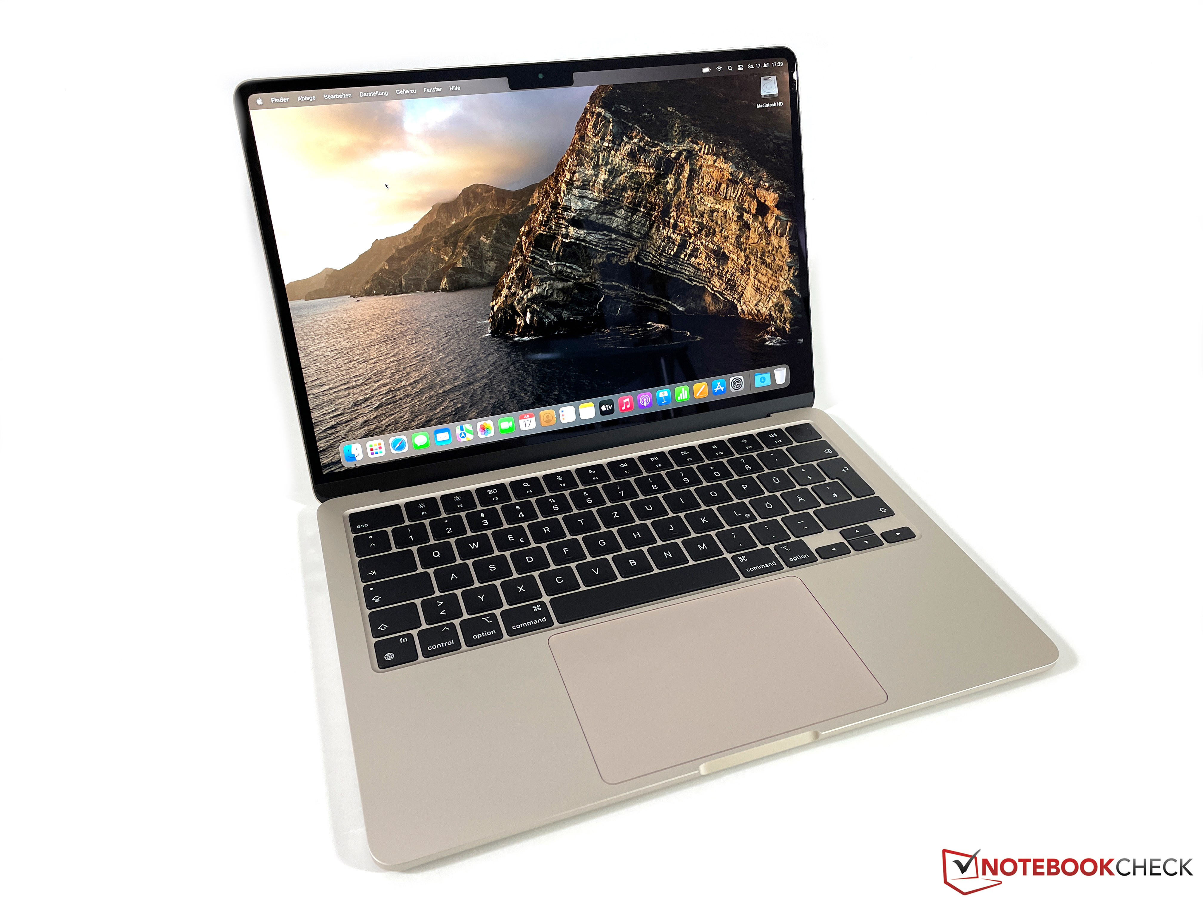 MacBook Air M2 (15.3) 256 Go SSD 16 Go RAM Puce M2 CPU 8 cœurs GPU