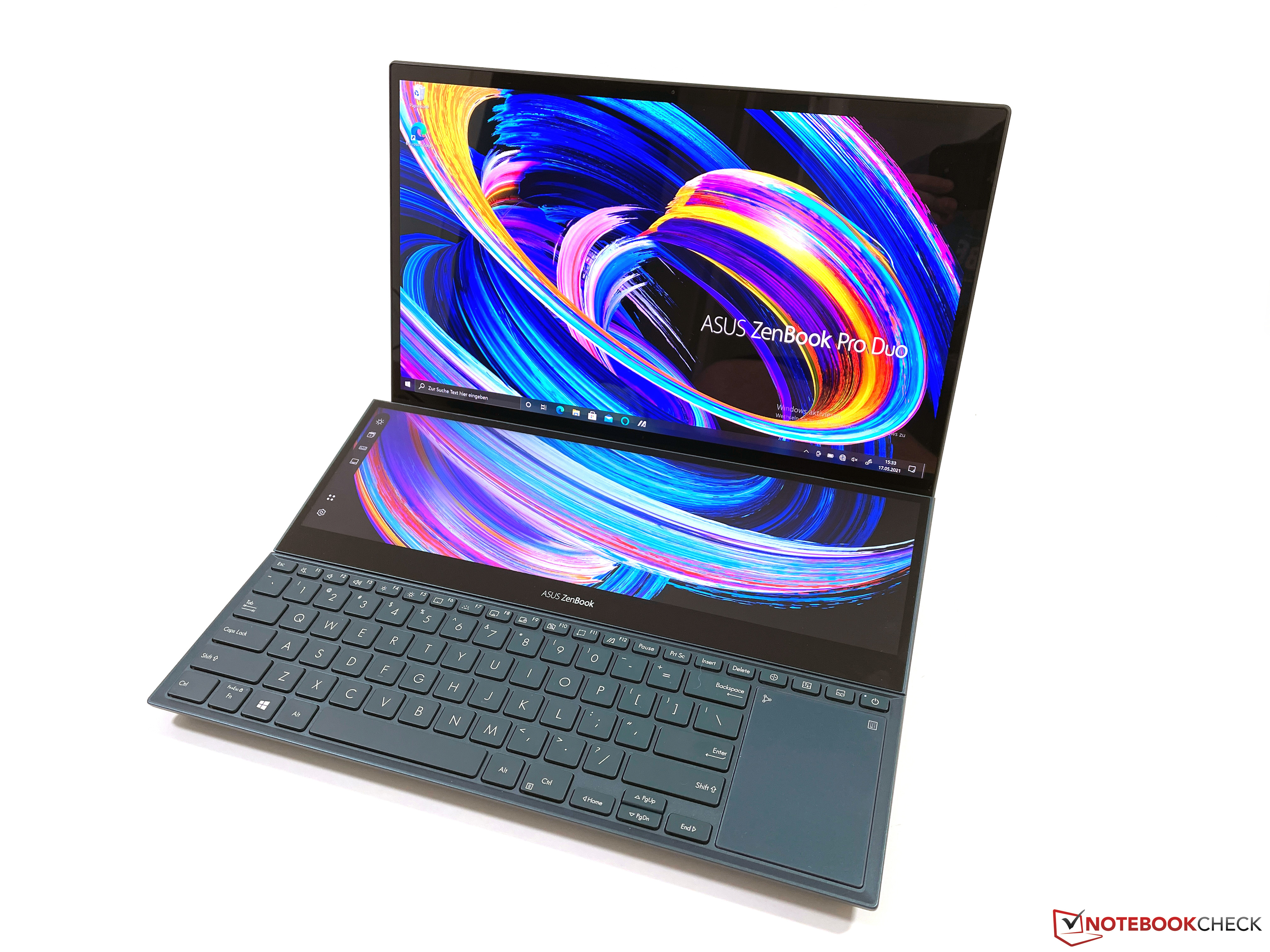 Test de l'Asus ZenBook Pro Duo 15 OLED : parfait pour les créateurs de ...