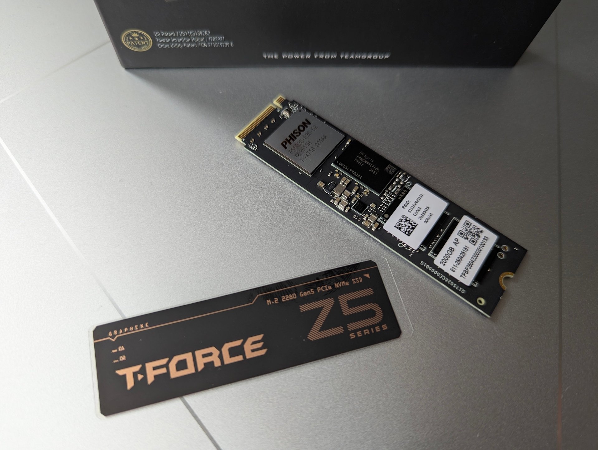 Le T-Force Z540 avec coussin de refroidissement en graphène