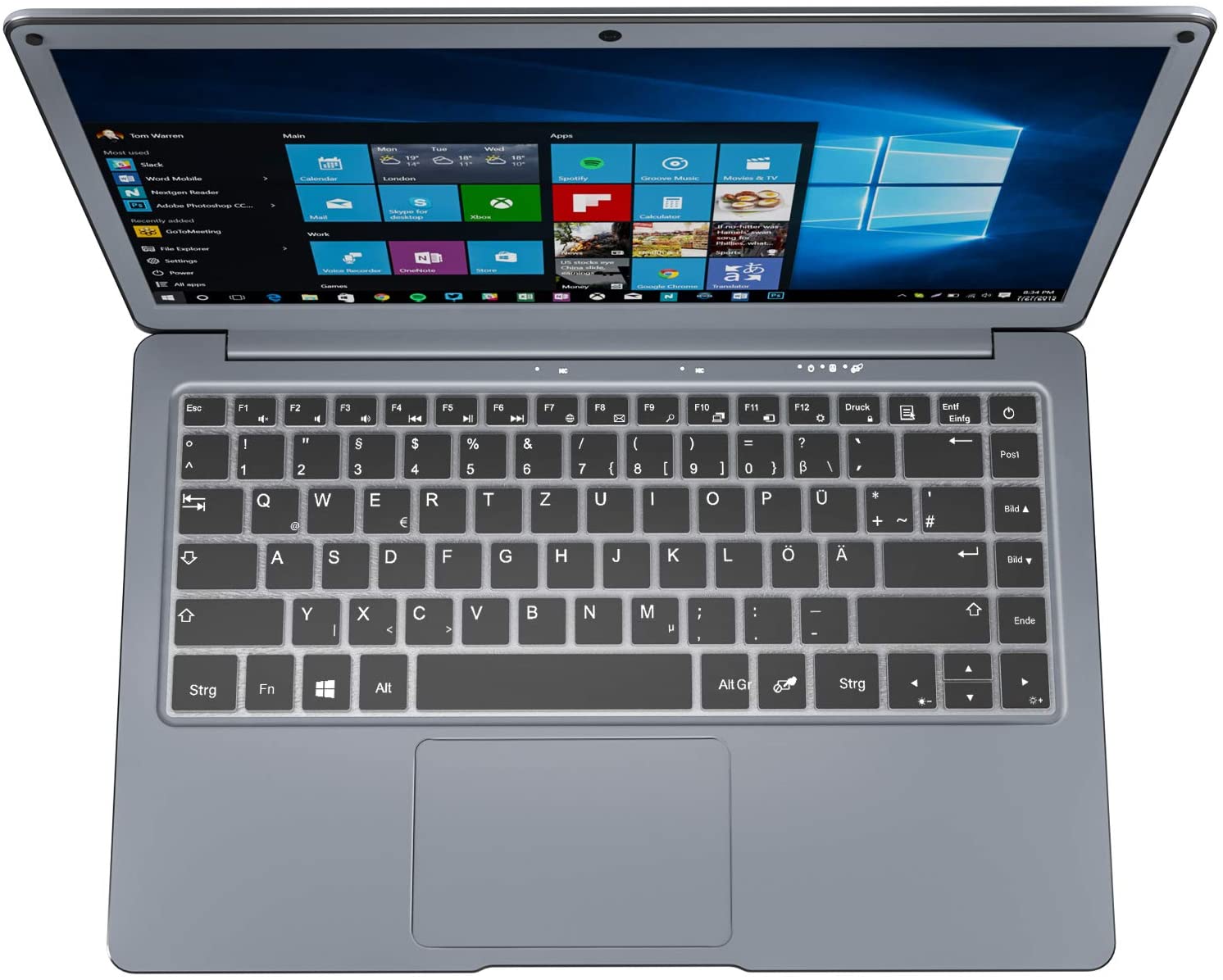 Test du Jumper EZbook X3 (N3350, HD 500, FHD) : composants datés