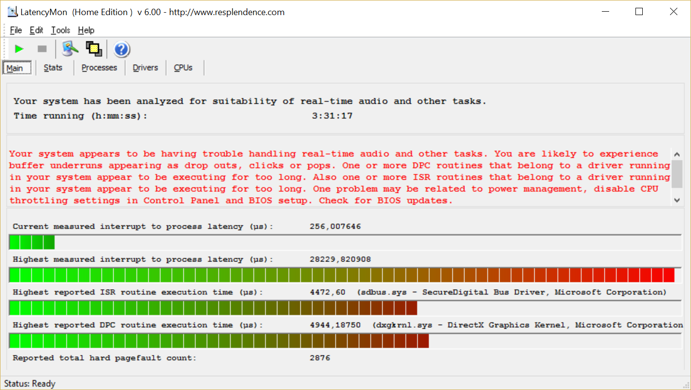 Your system appears. Latency Monitor. Sdbus Internal Error. Latency in LATENCYMON. +Engine_Low_latency_Sleep_after_client_Tick true что это.