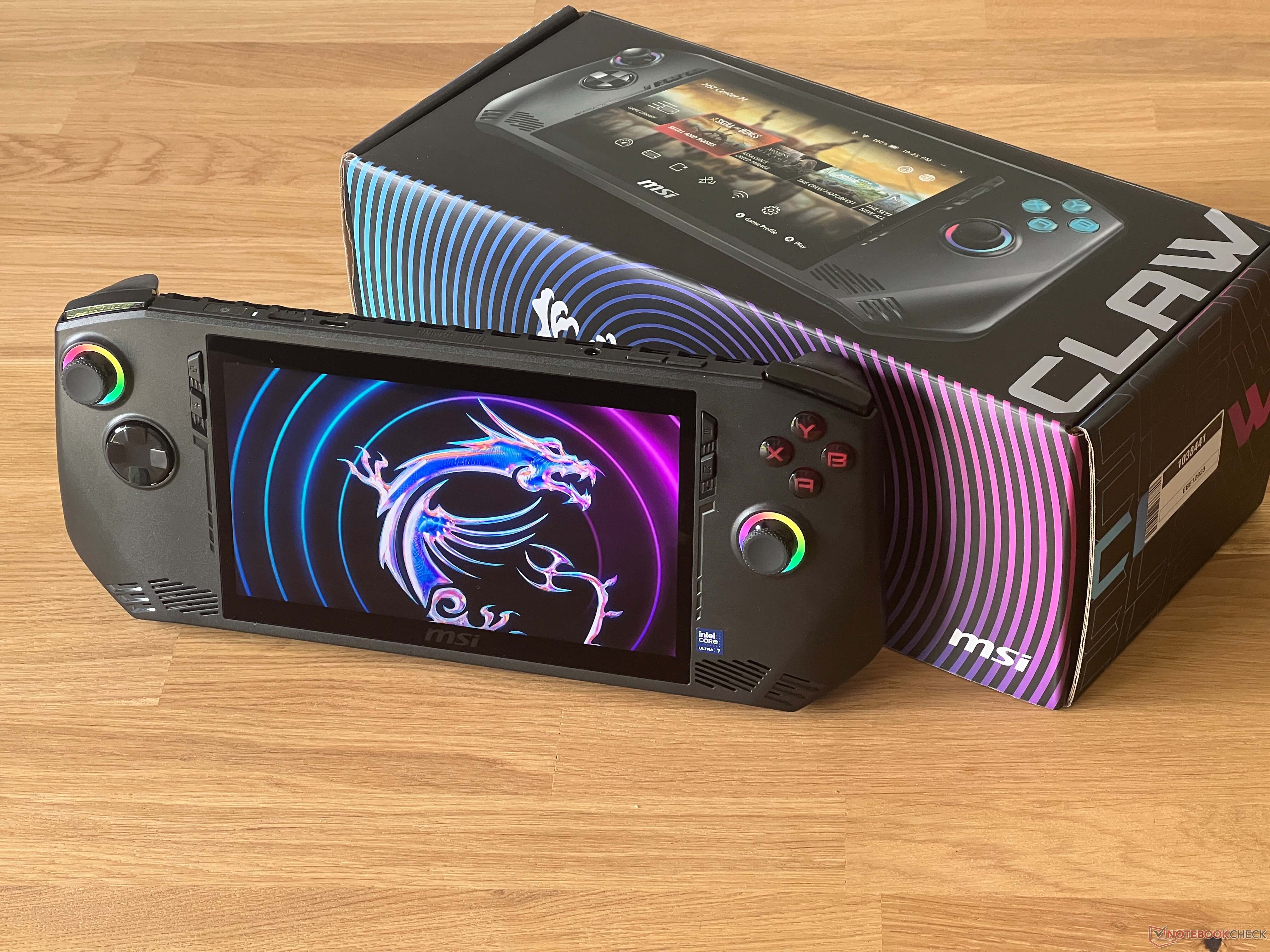 Test de la MSI Claw : la console de jeu équipée d'un processeur Intel ...