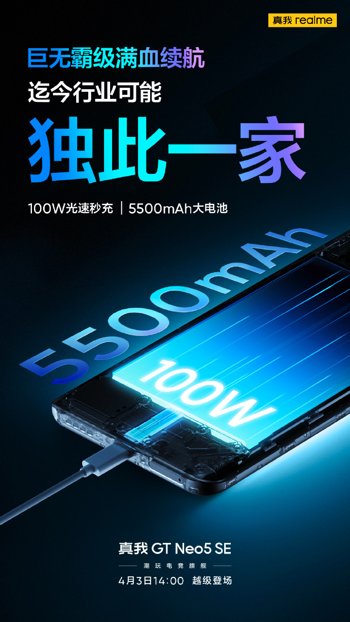 Les teasers du nouveau Neo5 SE de Realme vantent les performances d'un turbocompresseur. (Source : Realme via Weibo)