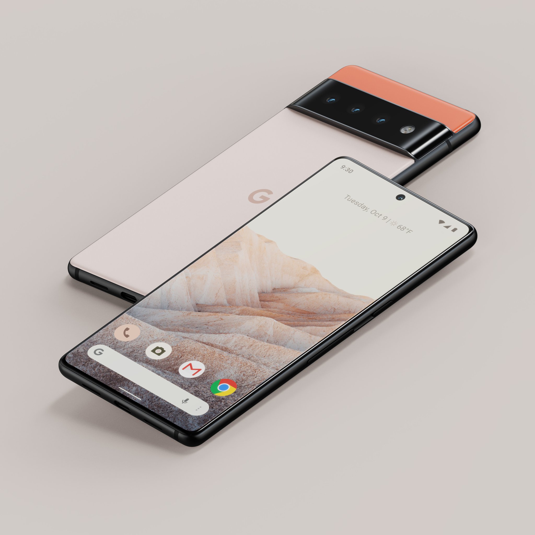 Les spécifications des appareils photo des Google Pixel 6 et Pixel 6