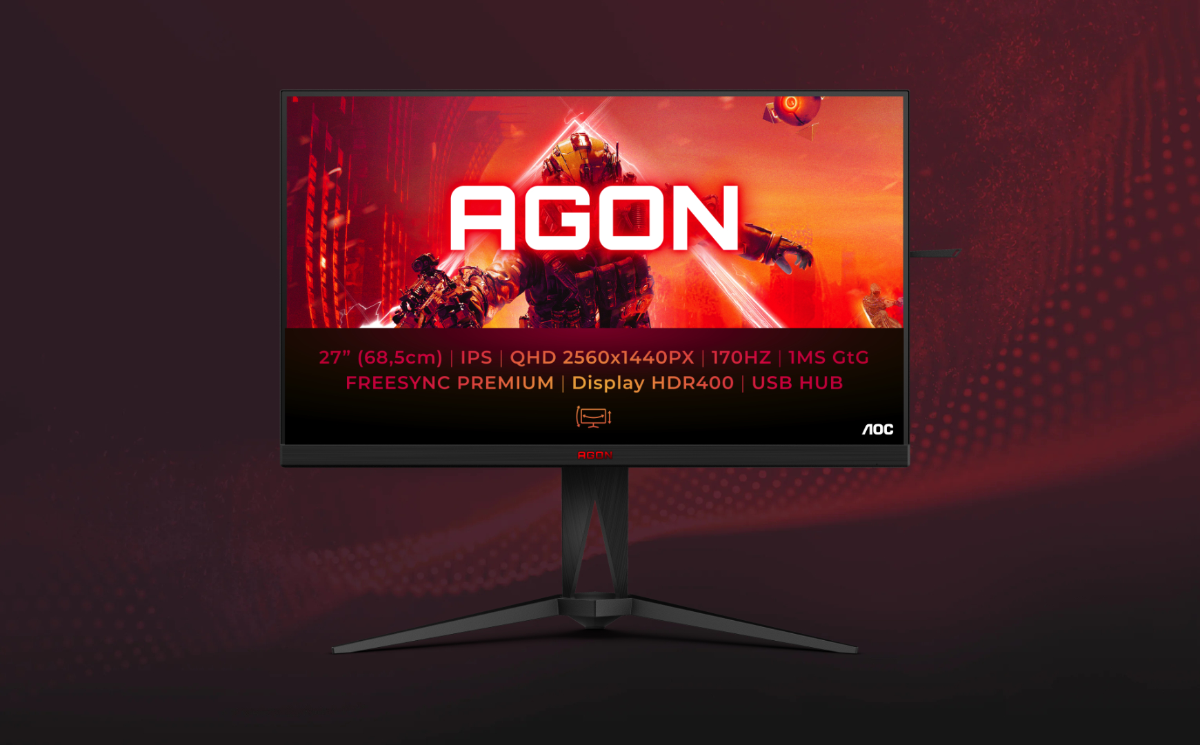 AOC GAMING 25G3ZM/BK : moniteur de jeu de 24,5 pouces avec des temps de  réponse rapides et une fréquence de rafraîchissement élevée -   News