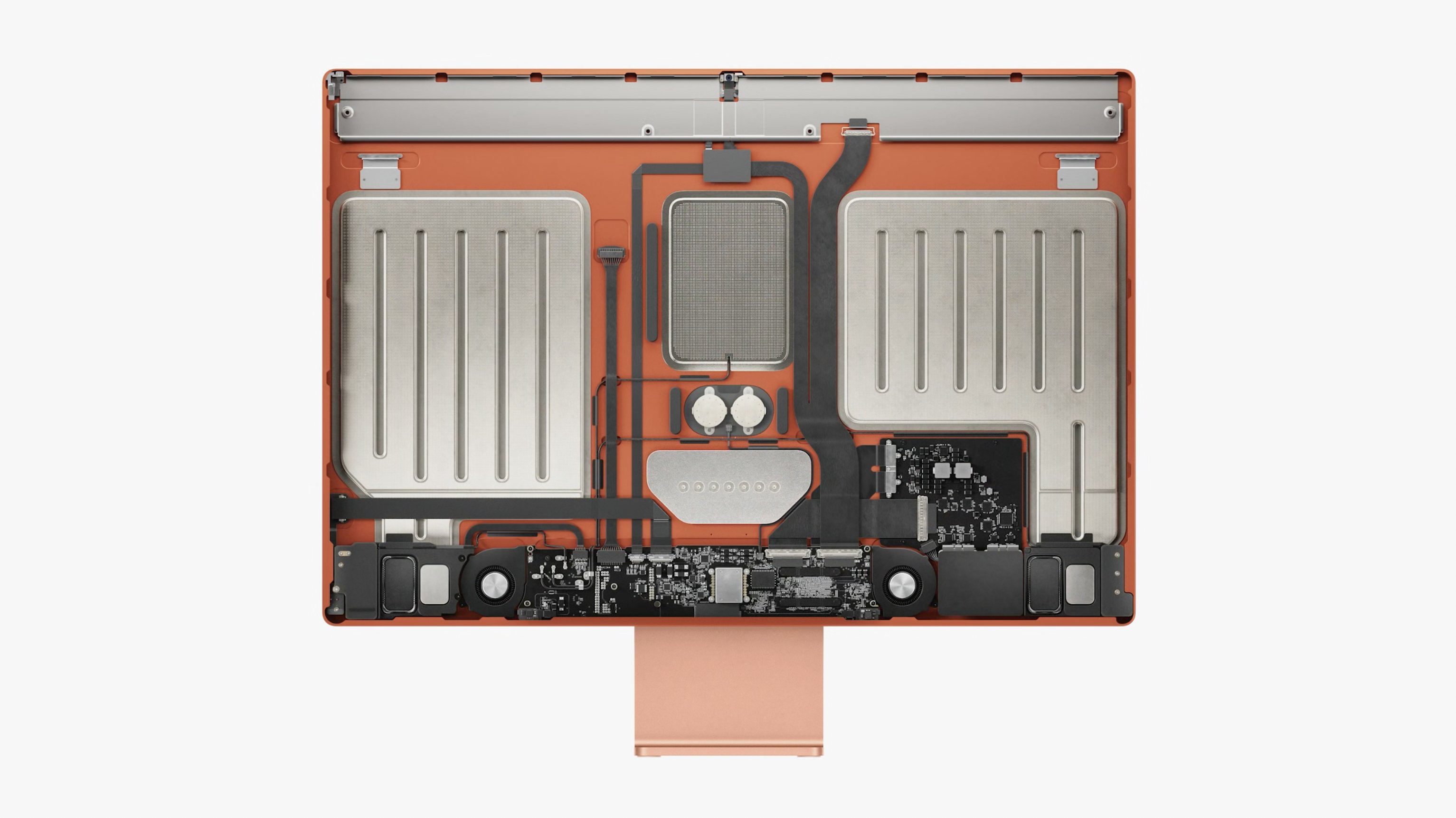 Un ingénieur révèle les entrailles du nouvel iMac en montrant le "menton"  qui contient la carte logique M1 - NotebookCheck.net News