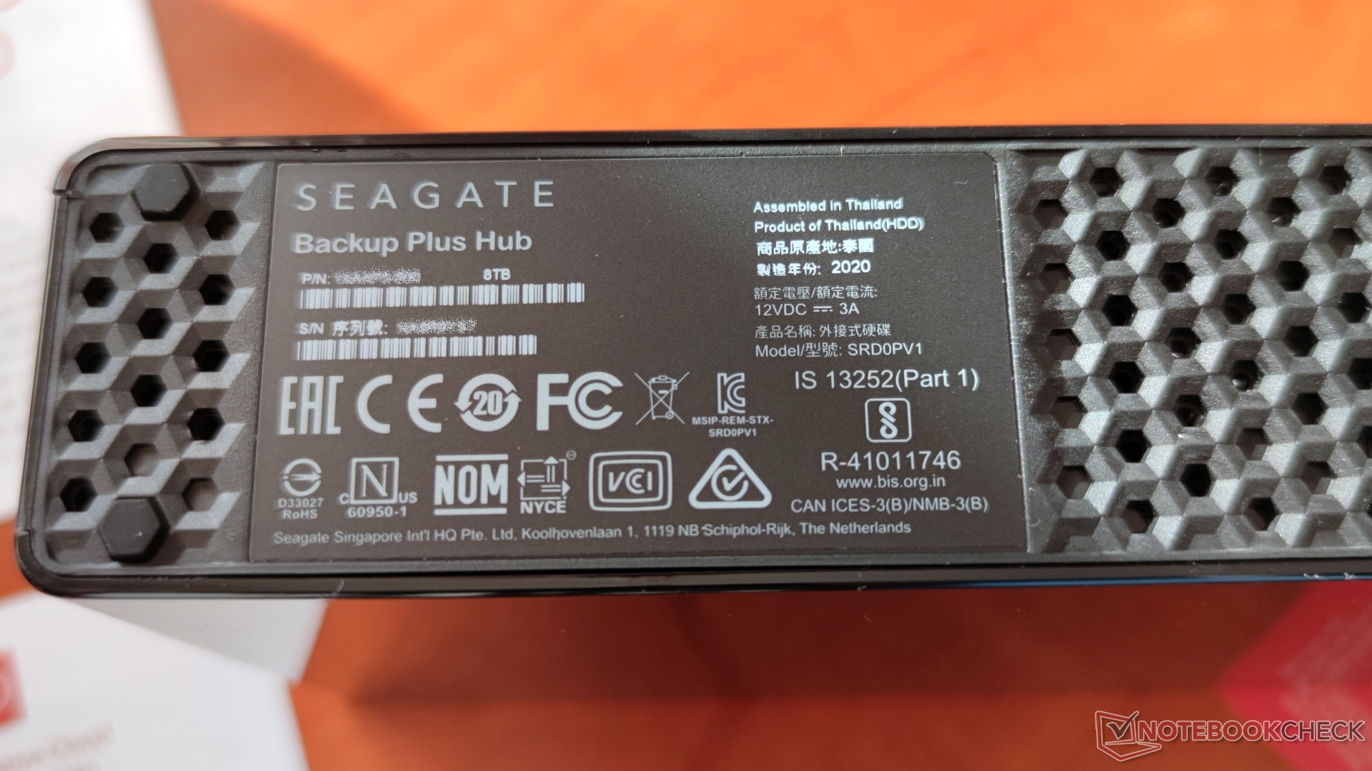Disque dur externe Seagate Backup Plus Hub 8 To / USB 3.0