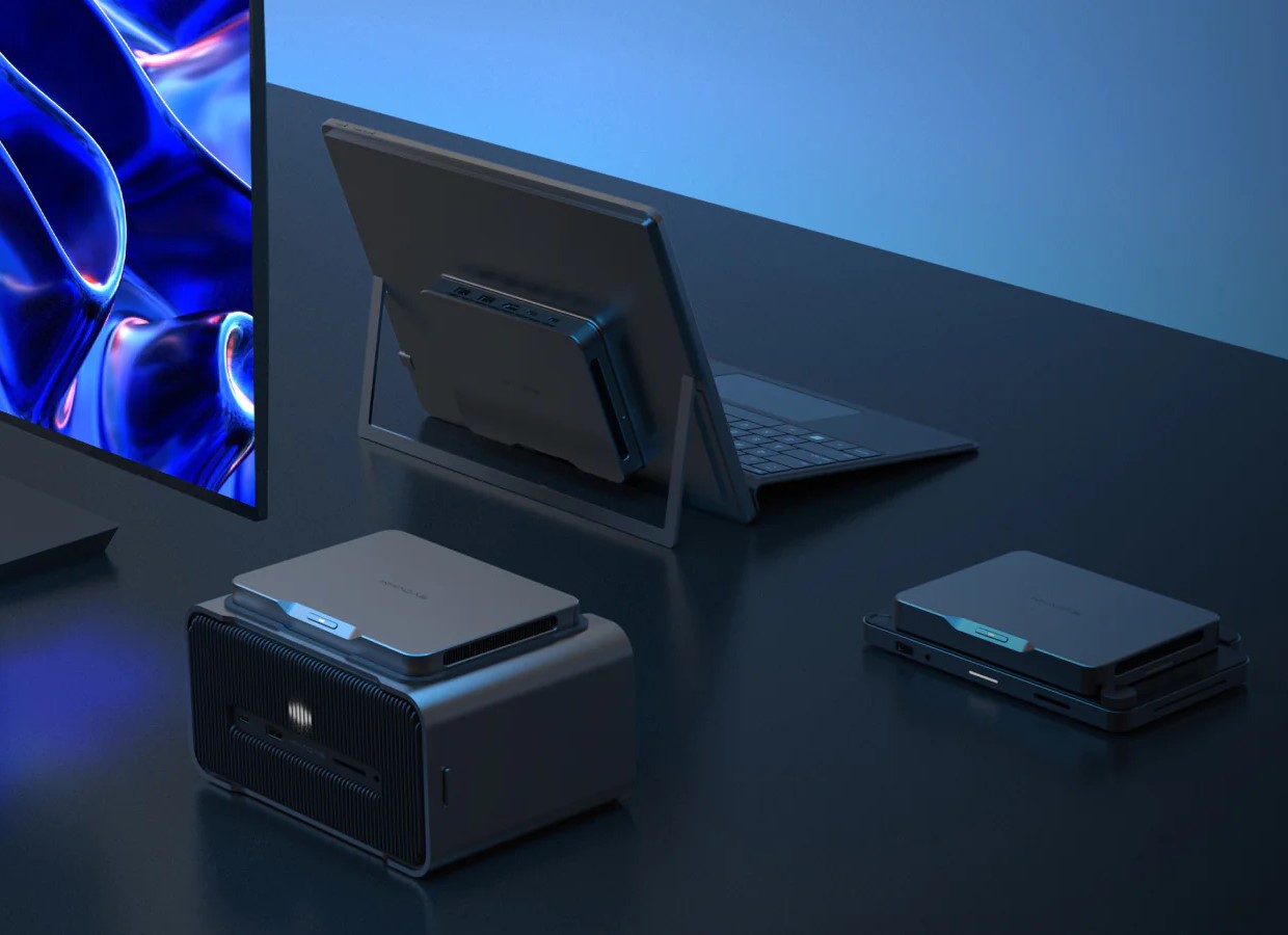 Le mini PC Khadas Mind peut se transformer en système de jeu RTX 4060M ou  en ordinateur portable convertible grâce à sa conception modulaire -   News