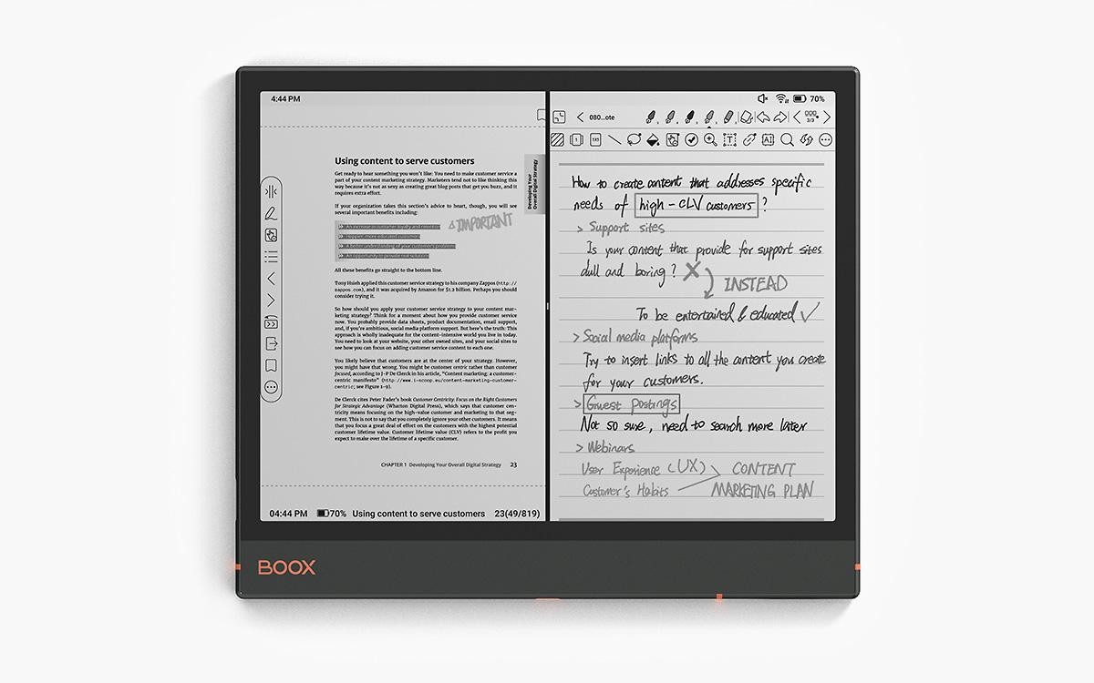 Le BOOX Note Air3 C d'Onyx fait ses débuts en Europe et aux États-Unis en  tant que nouveau grand lecteur électronique avec écran couleur -   News