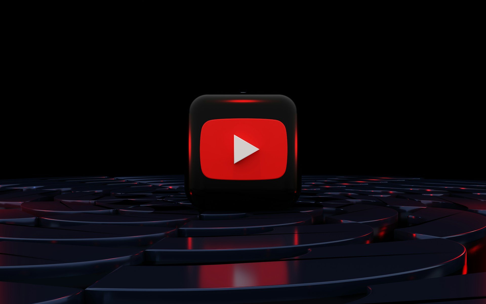 logo YouTube en 3D (Image Source : BoliviaInteligente - Unsplash)