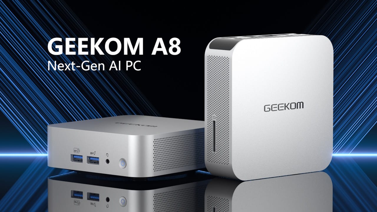 Geekom A8 mini PC to launch soon with high-end AMD Ryzen 9 8945HS and eGPU support