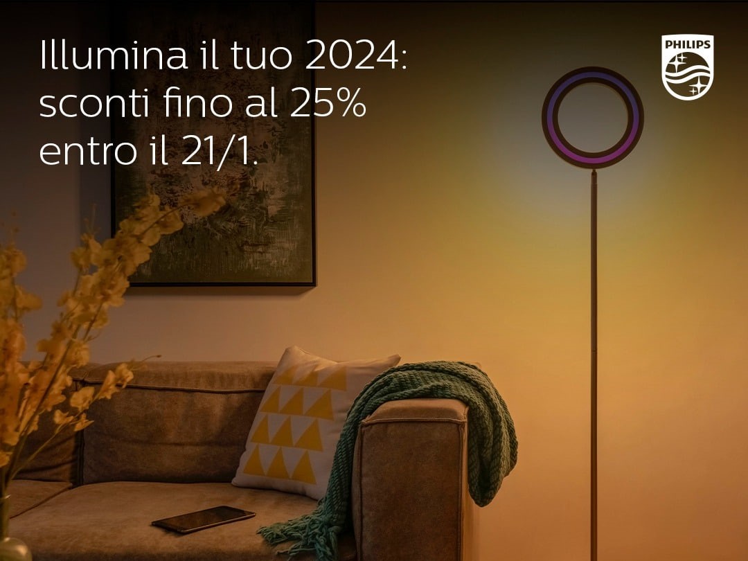 Nouvelle image du lampadaire intelligent Philips Hue, qui n'a pas