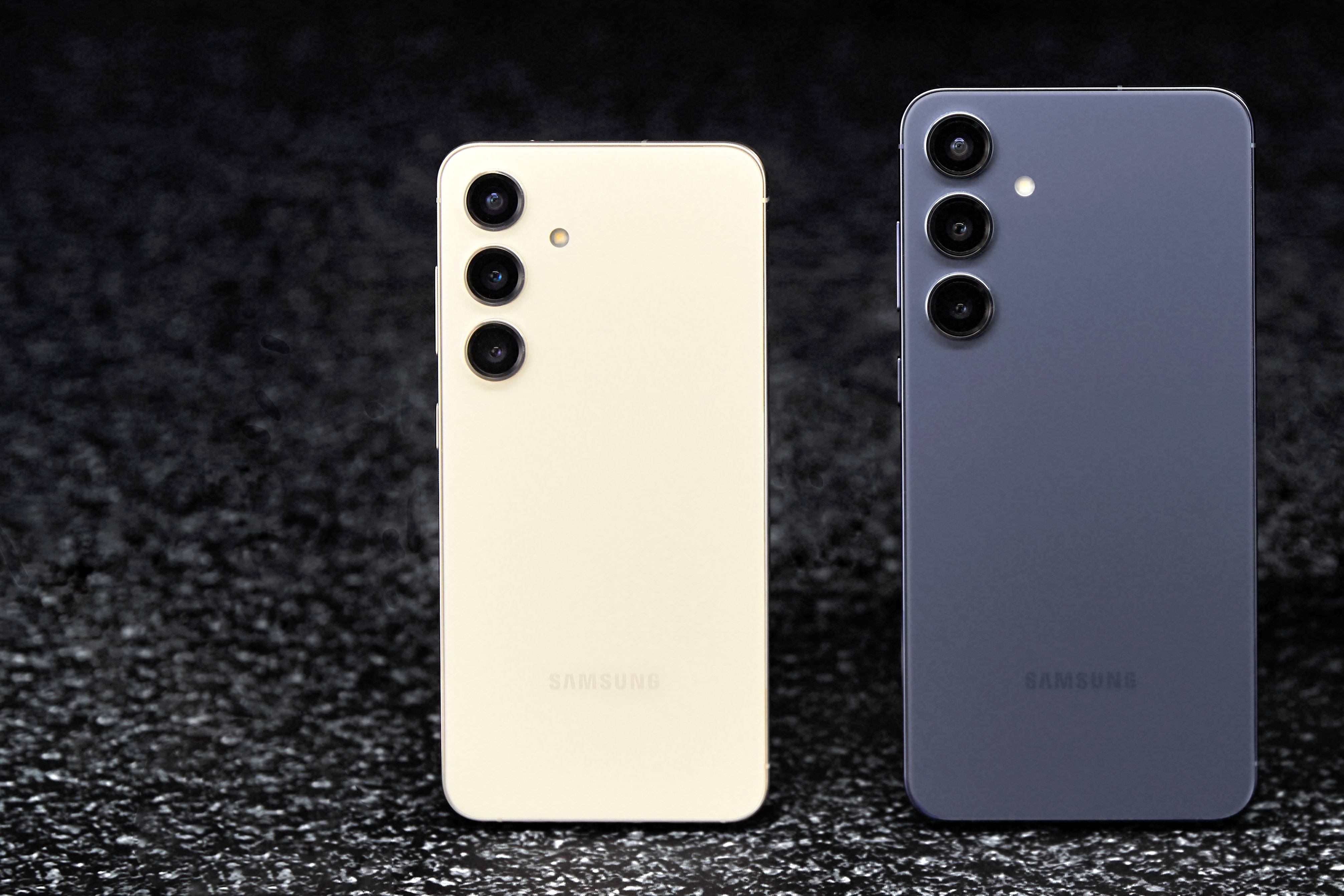 Achetez Pour Samsung Galaxy S24 Couverture de Téléphone à Double