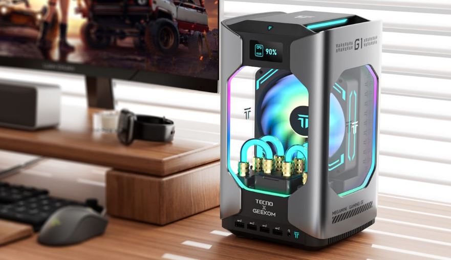 GEEKOM Mega Mini G1 搭载 RTX 4060，是一款配备 OCuLink 和 2.5G 以太网的液冷迷你电脑，将于 IFA 2024 上展出