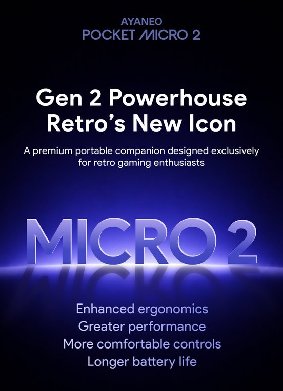 Une meilleure autonomie de la batterie et une ergonomie améliorée font partie des atouts du Pocket Micro 2.