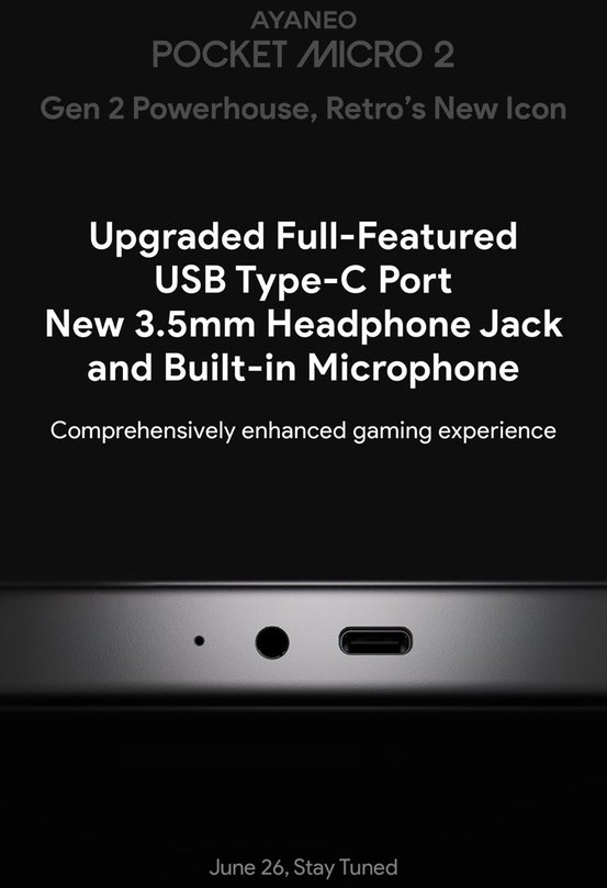 Le Pocket Micro 2 sera équipé d'une prise audio et d'un microphone.
