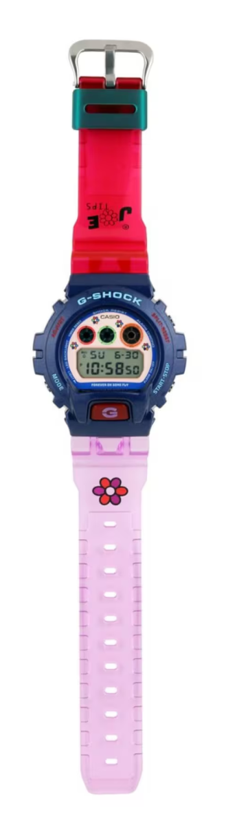 La montre Casio G-Shock x Jae Tips DW6900JT25-2. (Source de l'image : Casio)