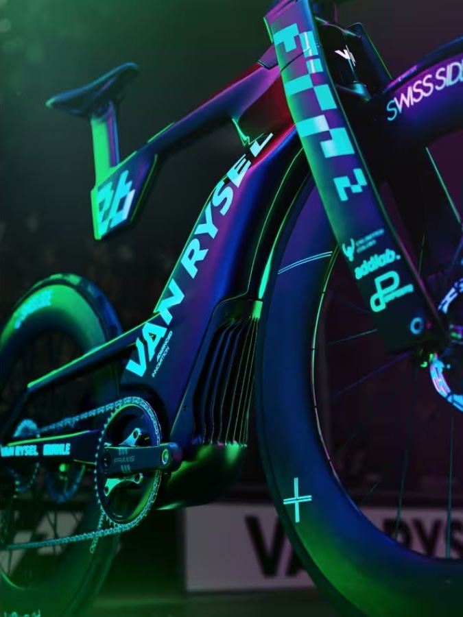 Le concept de vélo électrique Van Rysel FTP² de Decathlon. (Source de l'image : Decathlon)