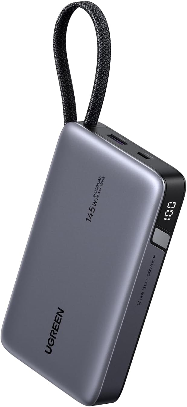 La banque d'énergie Ugreen Nexode 20 000 mAh 145W. (Source de l'image : Ugreen)
