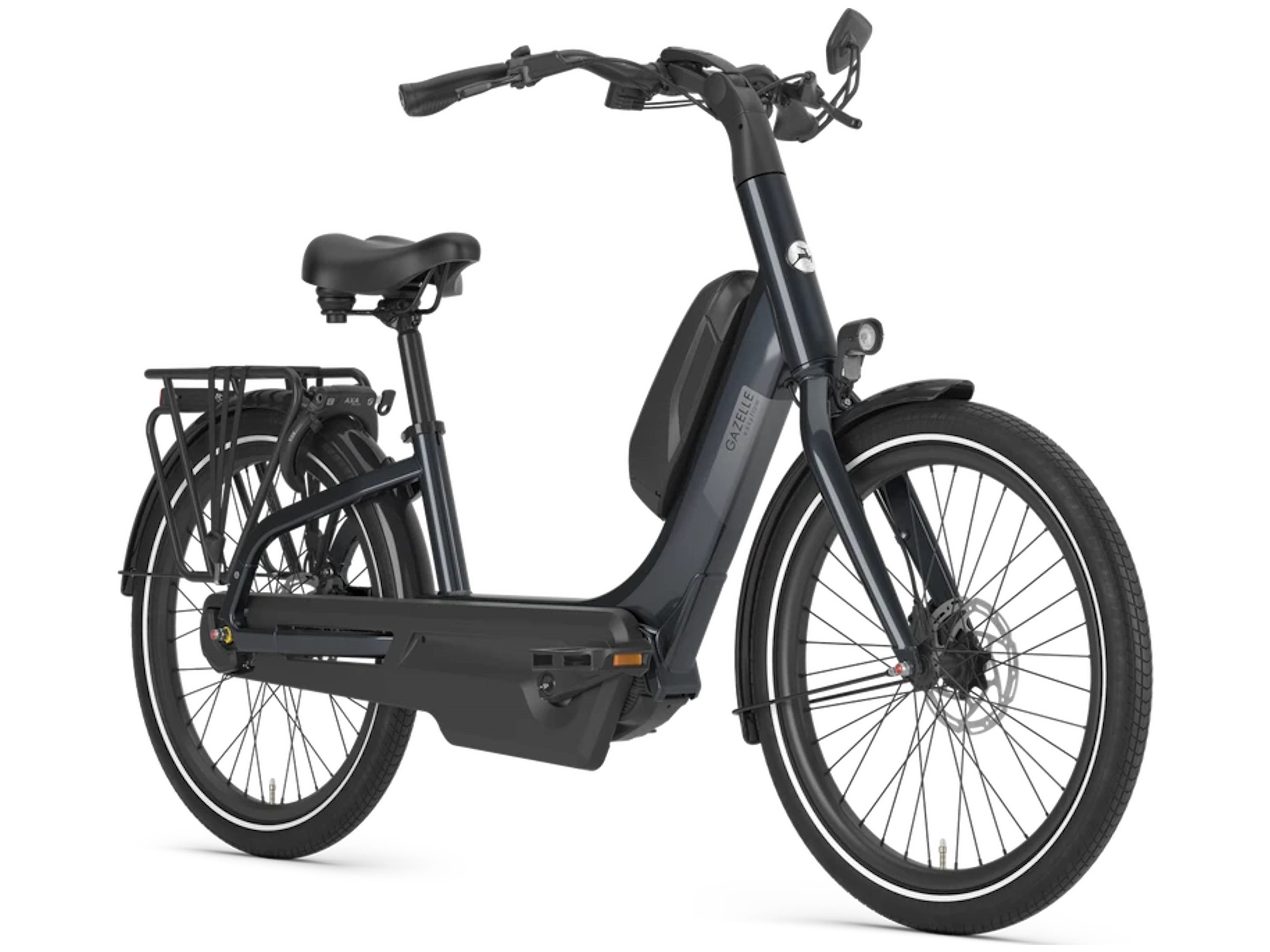 Velo Notebook Le vélo électrique Gazelle Easyflow C8 offre une géométrie facile à ...