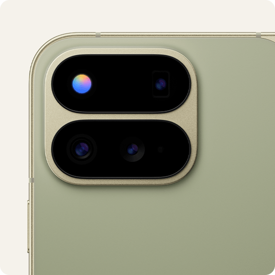 Pixel 11 Pro Fold avec l'éclairage Pixel Glow.