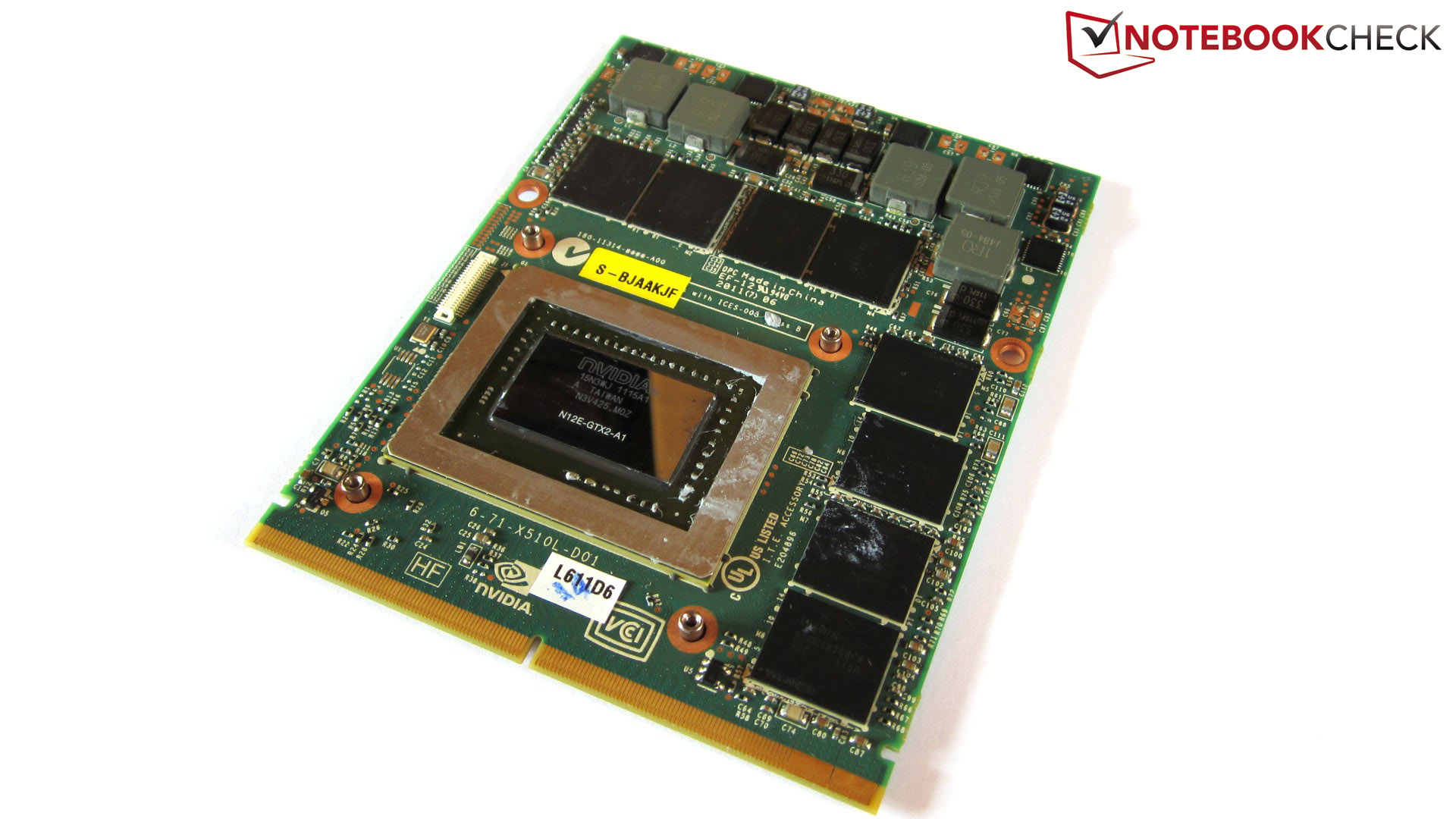Critique de la Nvidia GeForce GTX 580M Notebookcheck