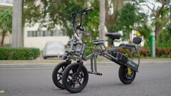 L&#039;Afreda S6 Pro est un e-bike à 3 roues inversées, dont la structure donne de la stabilité au pedelec. (Image source : Afreda)