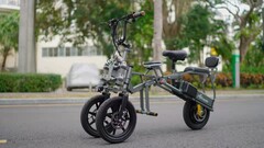 L'Afreda S6 Pro est un e-bike à 3 roues inversées, dont la structure donne de la stabilité au pedelec. (Image source : Afreda)