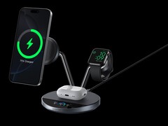 La station de recharge sans fil Anker 3 in 1 Prime offre une puissance maximale de 35 W (Image source : Anker)