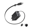 Le chargeur Anker Nano (35W) est doté d'un câble USB-C rétractable, mais ne dispose pas de prises pliables. (Source de l'image : Anker)