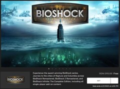 BioShock : The Collection gratuit via l&#039;Epic Games Store (Source : Own)