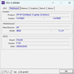 Carte mère CPU-Z
