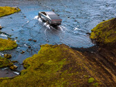 Le Cybertruck peut "patauger" dans l'eau (image : Tesla)