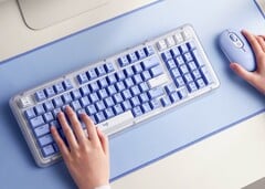 Le nouveau clavier mécanique de Logitech est également disponible en bleu (Source : Logitech)