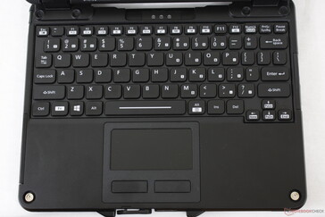 Le clavier est doté d'un rétroéclairage RVB à zone unique. Toutes les touches et tous les symboles sont allumés lorsque le rétroéclairage est actif