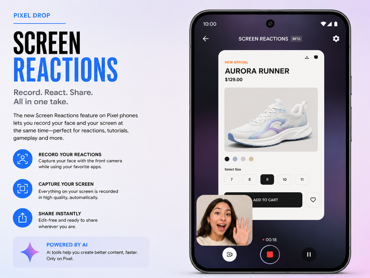 « Screen Reactions » est la vedette du spectacle.