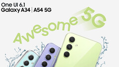 Galaxy A34 et Galaxy A54 reçoivent la mise à jour One UI 6.1, mais sans les fonctionnalités AI (Image source : Samsung [Edited])