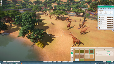 Sur la photo : une capture d'écran du jeu Planet Zoo.