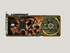 La ROG Astral GeForce RTX 5080 Doom Edition est disponible en précommande sur la boutique de Bethesda. (Source de l&#039;image : Asus/Bethesda)