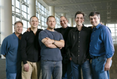 L&#039;équipe dirigeante de Apple en 2007, au moment du lancement du premier iPhone. (Image : Jonathon Sprague/Redux)