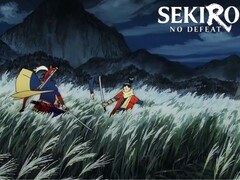 Une capture d'écran tirée de la bande-annonce « Battle of the Silvergrass Fields » de Sekiro : No Defeat