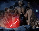 Image du mod Lightsabers (Magicka Sabers). (Source de l'image : SkyrimRenKylo - Nexus Mods)