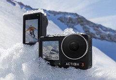 Le DJI Osmo Action 3 est étanche jusqu&#039;à 16 mètres. (Image source : DJI)