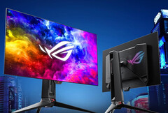 Le ROG Swift OLED PG27AQDP remplacera le PG27AQDM, illustré. (Source de l&#039;image : ASUS)