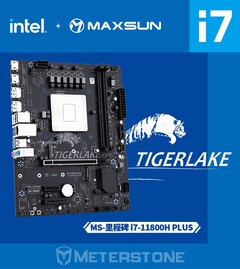 Le Maxsun HM570 est équipé d&#039;un Tiger Lake Core i7-11800H soudé (Image source : @momomo_us)