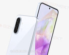 Le Galaxy A36 5G s'inspire des récents modèles Xperia de Sony. (Source de l'image : @OnLeaks &amp; GizNext)