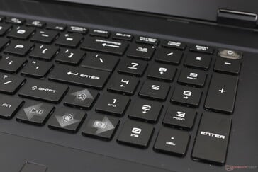 Grandes touches fléchées et pavé numérique