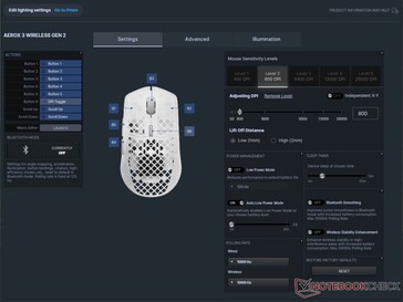 SteelSeries Engine dans le logiciel SteelSeries GG pour la gestion des équipements.