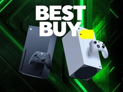 Bannière Best Buy présentant des consoles Xbox