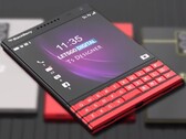 Le rendu conceptuel du BlackBerry Passport 2, créé par un fan, mélange la nostalgie avec un look actuel et élégant. (Image source : LetsGoDigital/Ts Designer - édité)